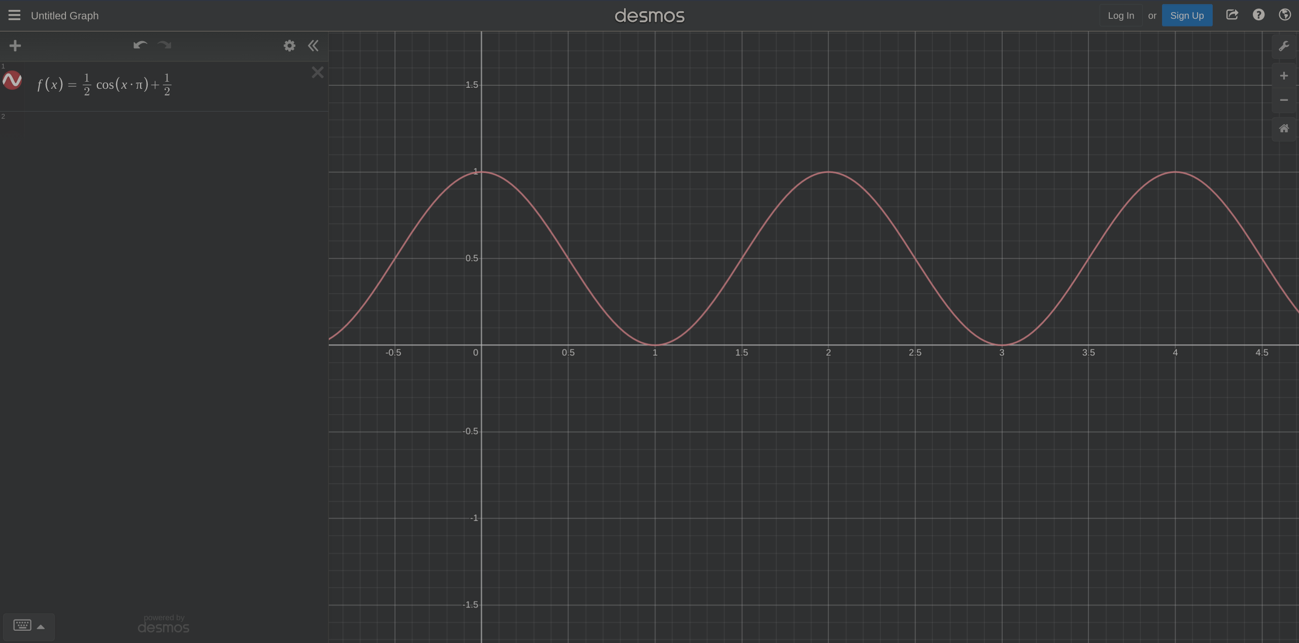 Multiplying by PI to set its equilibrium at 0.5